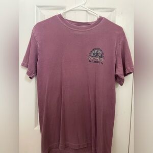 Great smoky mountains comfort colors pink/purple tee shirt.